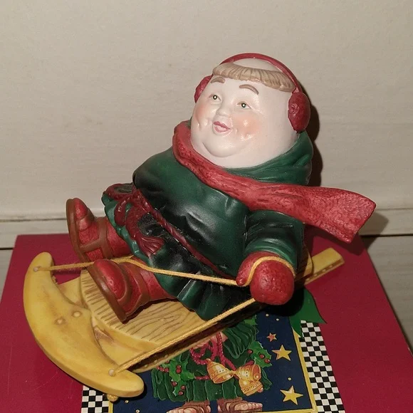 Vintage Department 56 Solomon the Sledder - Picture 2 of 2